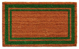 Calloway Mills Green Border Doormat, 18"x30"
