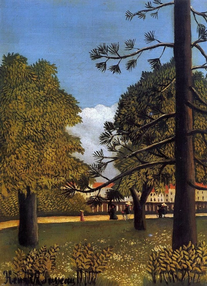Henri Rousseau View of Parc de Montsouris Wall Decal