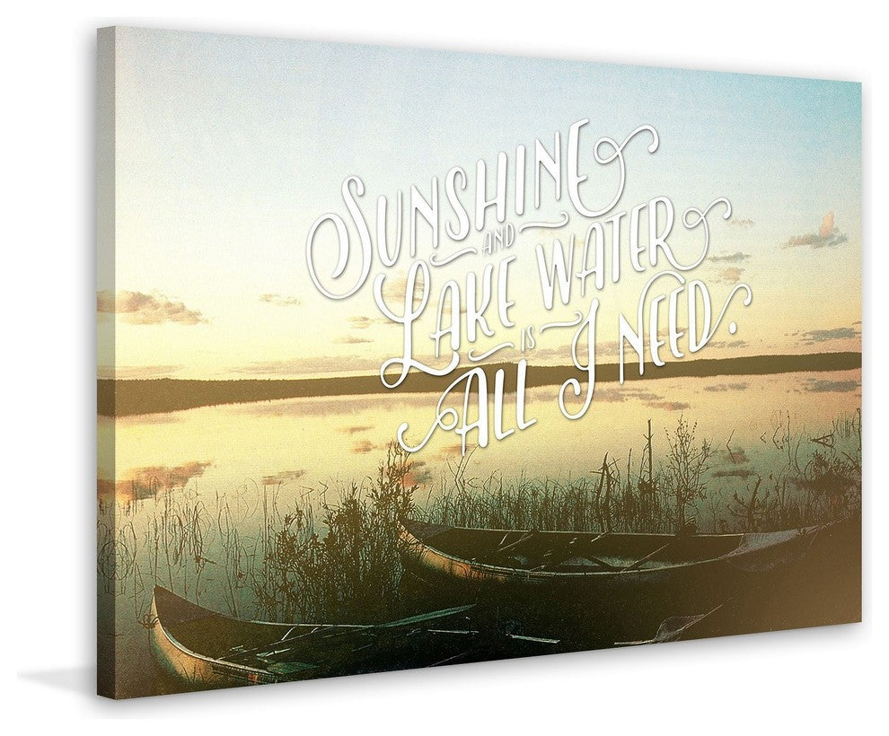 "Sunshine" Painting Print on Wrapped Canvas