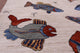 6' 0" X 8' 10" Gabbeh Fish Design Handmade Wool Rug Q10398