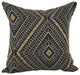 17" Jacquard Throw Pillows With Inserts, Set of 2, Tupelo Earth
