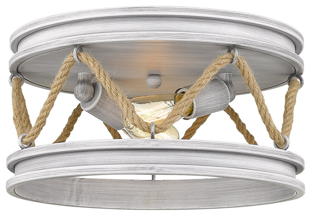 Chatham Flush Mount, Gray Driftwood