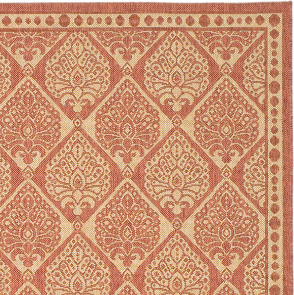 Safavieh Courtyard cy5149a Rust, Sand Area Rug