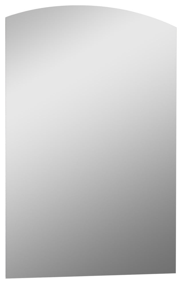 Katherine 21 in. W x 28 in. H Arch Frameless Bathroom Mirror