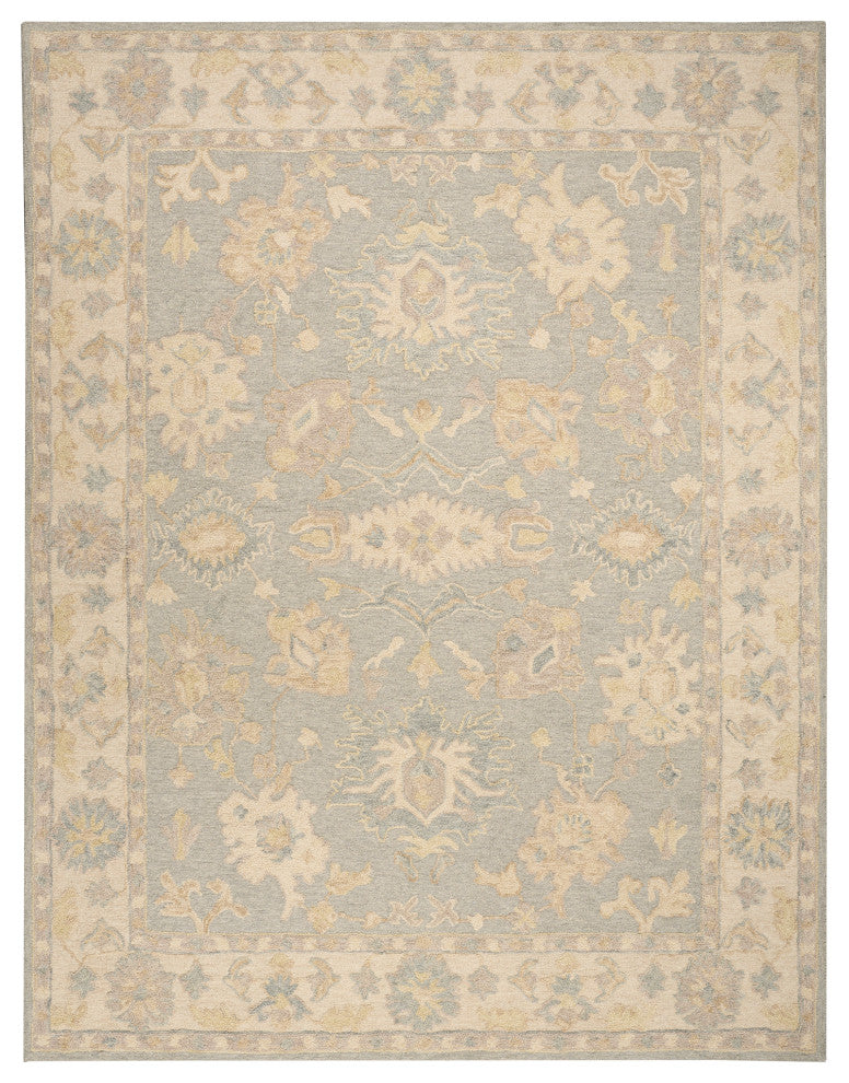 Nourison Maison 9'9" x 13'9" Blue Ivory Vintage Indoor Rug