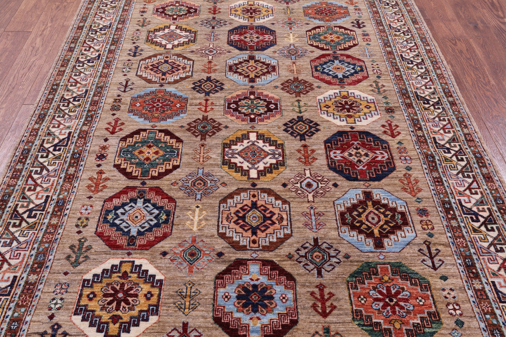 Bokhara Handmade Wool Rug 5' 7" X 7' 9" - Q12778