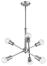 Chandelier 6-Light, Chrome