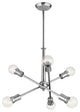 Chandelier 6-Light, Chrome
