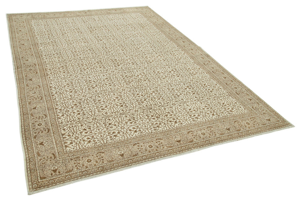 Rug N Carpet - Handmade Turkish 6' 6'' x 9' 3'' Unique Area Rug