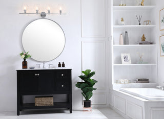 Elegant Lighting LD2320 Gene 4 Light 38"W Vanity Light - Brass