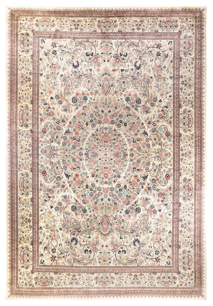 Mogul, One-of-a-Kind Hand-Knotted Area Rug Ivory, 12' 0" x 18' 7"