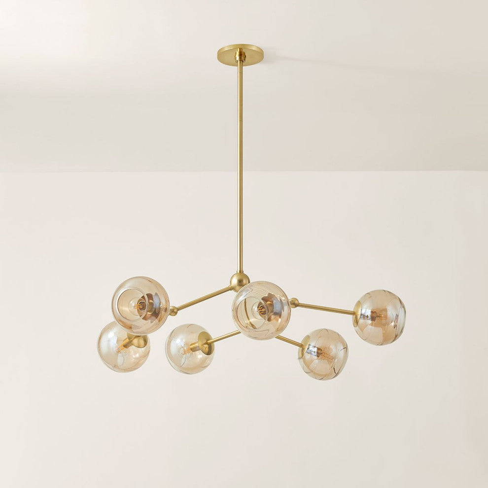 Mitzi Trixie Chandelier Aged Brass