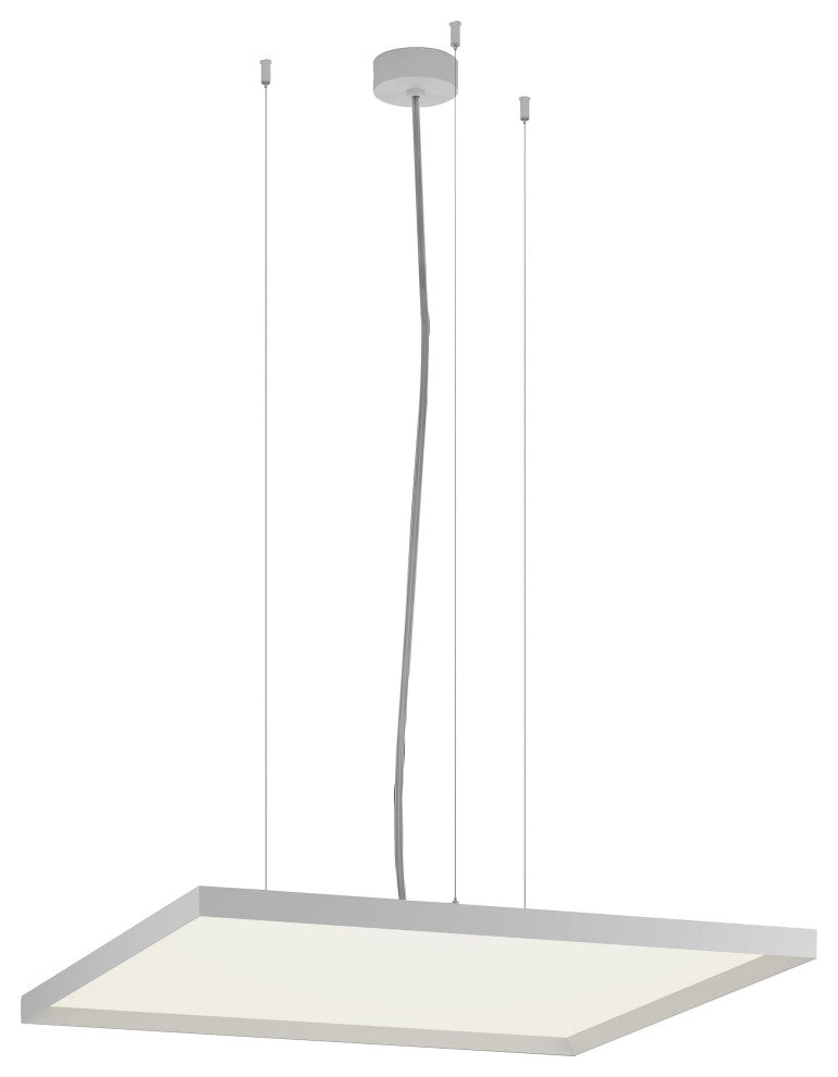 Bina LED Pendant Square, White, Direct Light Output