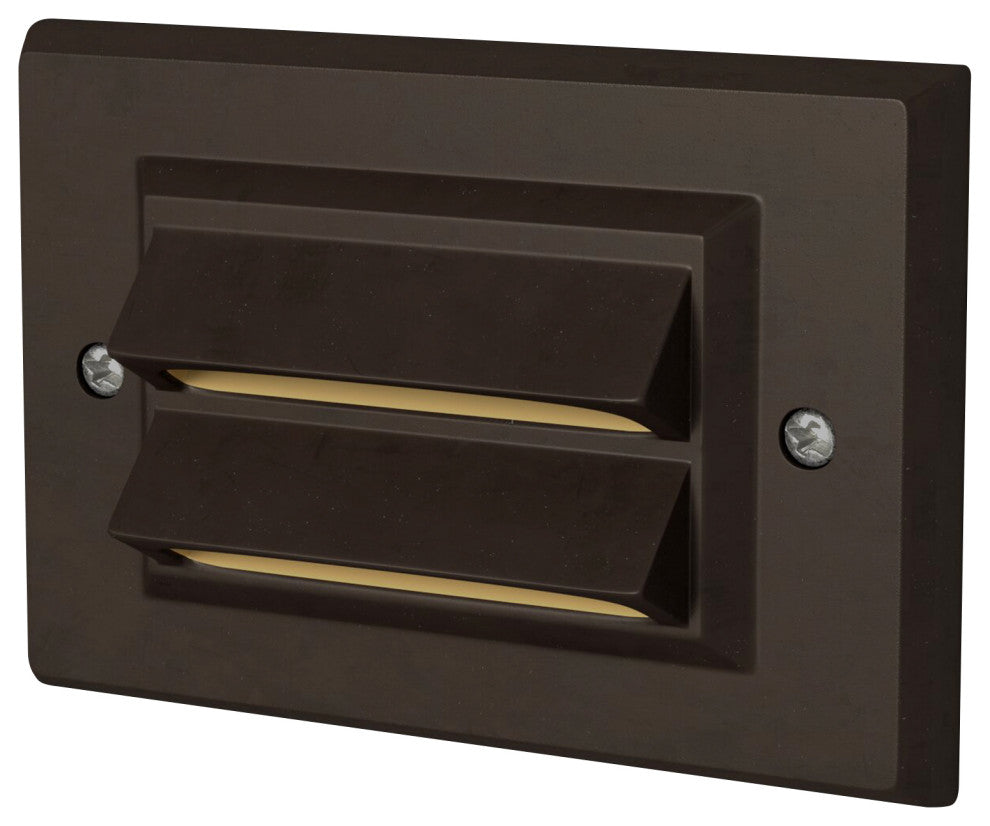 Horizontal LED Deck Sconce in Bronze