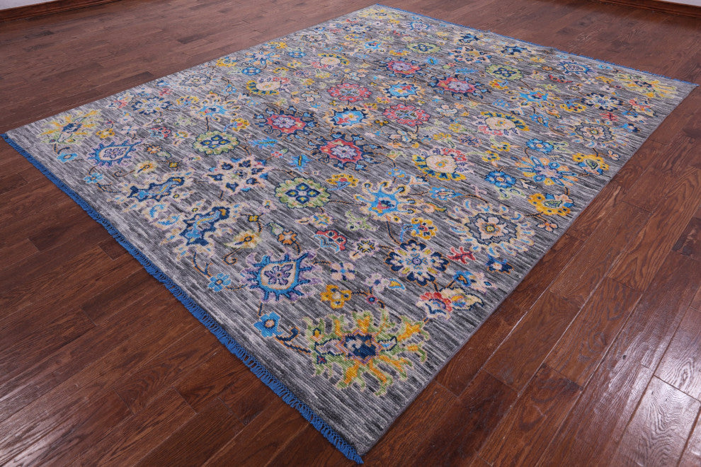 Turkish Oushak Handmade Wool Rug 8' 4" X 10' 0" - Q15618