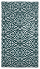 Folk Floral Teal 58x102 Tablecloth