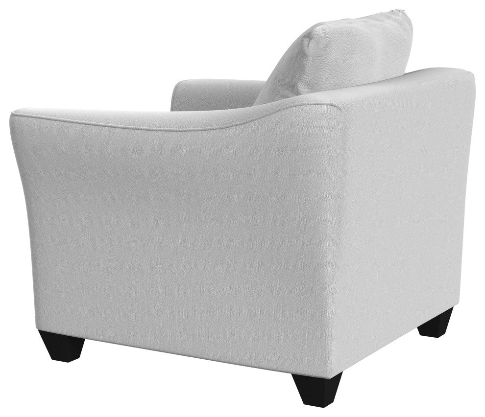 Salizar Upholstered Flared Arm Accent Chair Sand