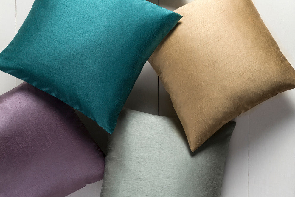 Solid Luxe Pillow 18x18x4, Down Fill