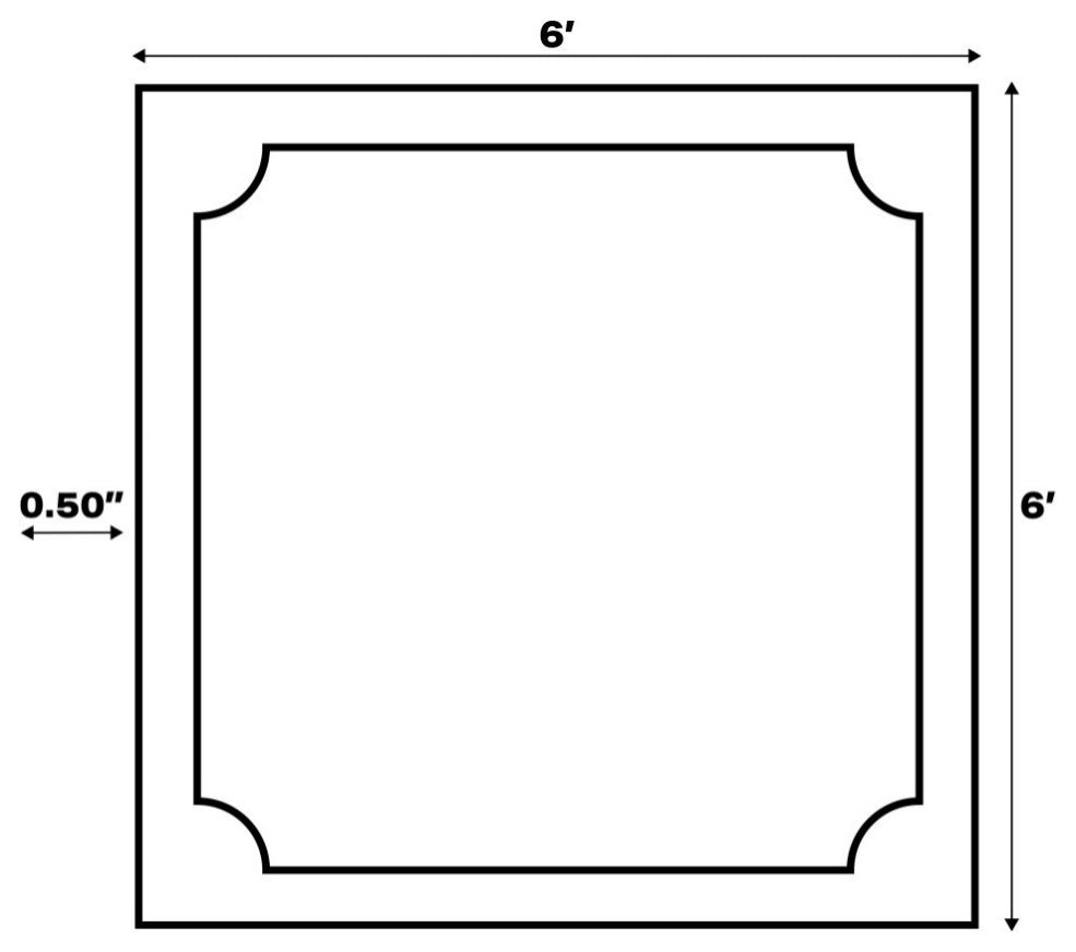 Pata Hand Woven Chunky Jute Natural 6' Square Area Rug