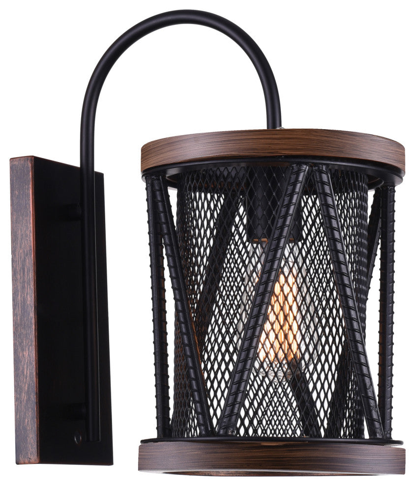 CWI Lighting 9954W8-1-101 Parsh 1 Light Wall Sconce With Pewter Finish