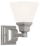 Livex Lighting 1 Light Polished Nickel Wall Sconce - 1031-35