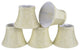 30007-5 Small Bell  Chandelier Clip On Lamp Shade Butter Creme 3"x5"x4"