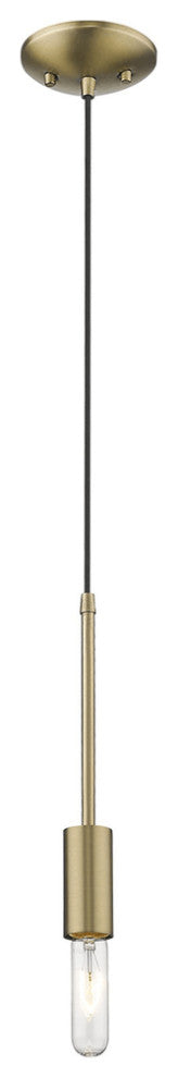 Dull Gold Mini Pendant Hanging Light
