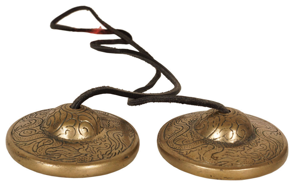 Consigned Antique Tibetan RARE Brass Temple Bell