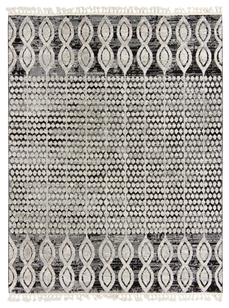 Unique Loom Cherokee Asheville Area Rug, Charcoal, 7' 10 X 10' 0 Rectangular
