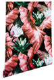 Deny Designs Marta Barragan Camarasa Dark Tropical Wallpaper, Pink, 2'x4'