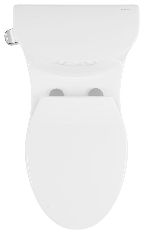 Sublime One Piece Elongated Toilet, Glossy White, Single Flush