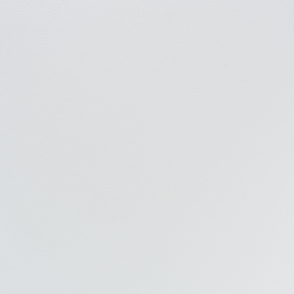 Tinalyn Swivel Counter Stool, Set of 2, White/Espresso Brown, Faux Leather