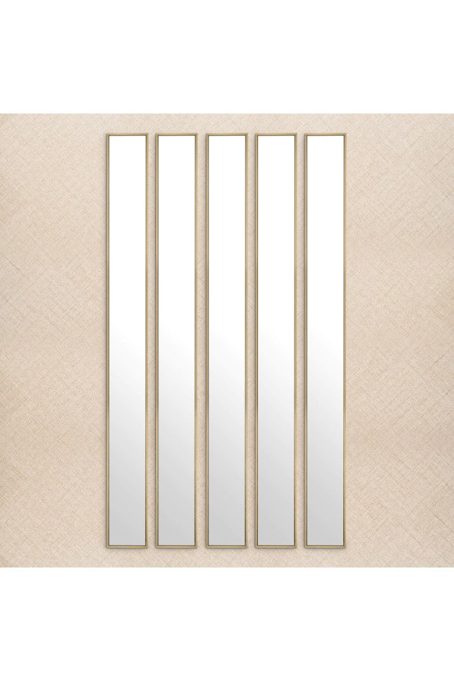 Elongated Brass Framed Mirror | Eichholtz Redondo