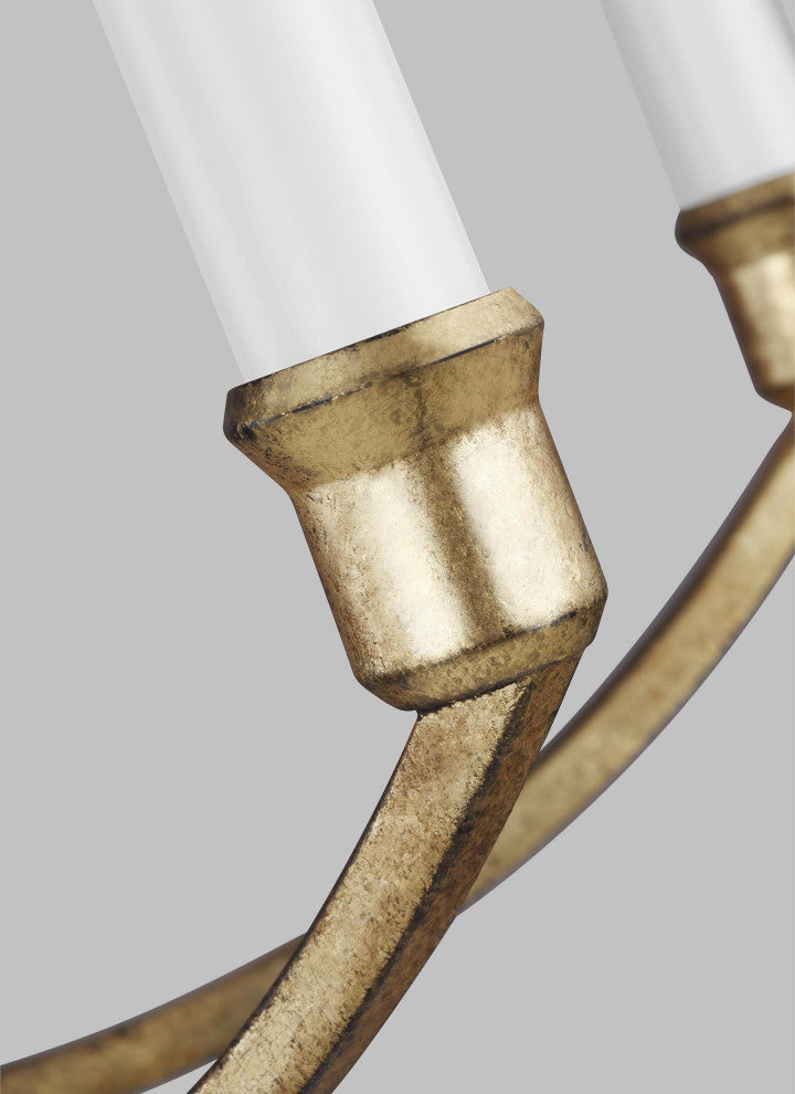 Westerly Medium Chandelier, Antique Gild