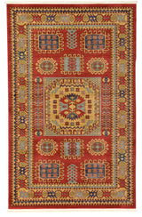 Unique Loom Red Bardiya Sahand 5'x8' Area Rug