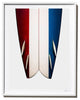 "Hobie Quad" Surf Art Photograph, White Frame, 27''x35''