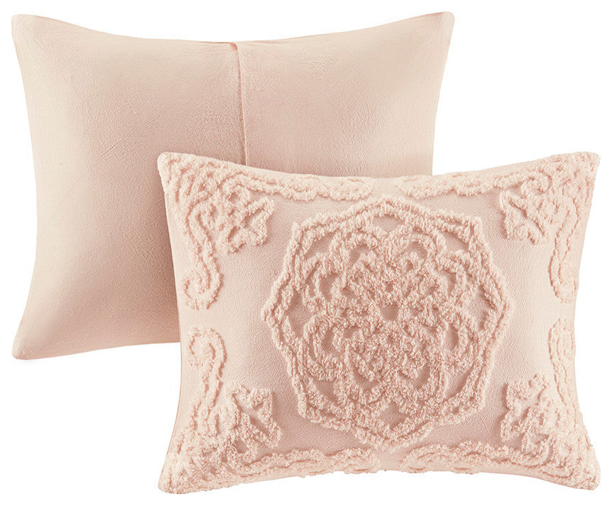 Madison Park Laetitia 3-Piece Tufted Cotton Chenille Medallion Comforter Set