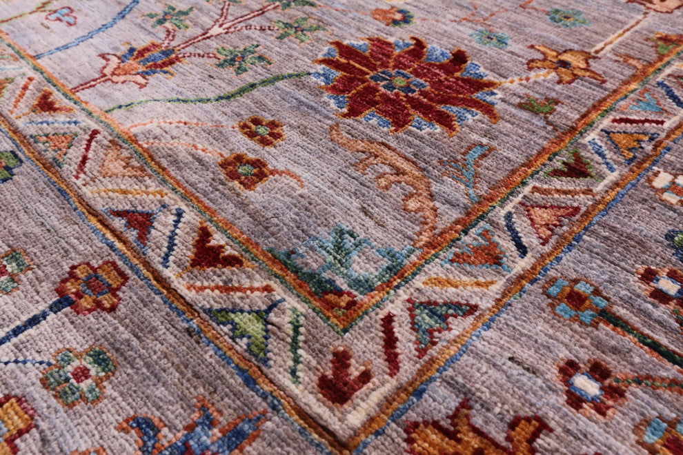 5' 7" X 7' 11" Persian Tabriz Hand-Knotted Wool Rug Q5730