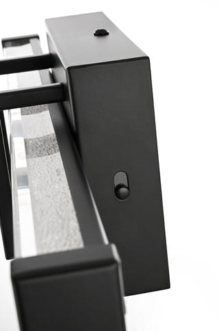 Home Living 16" Led Wall Sconce, Black