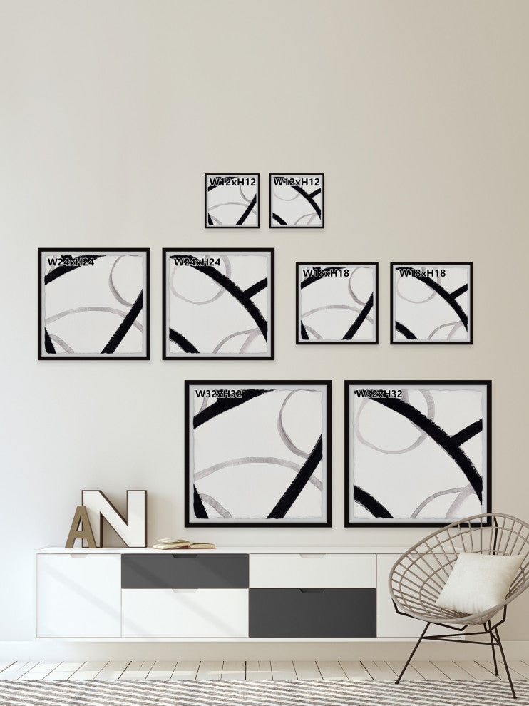 Busy Interstate Diptych, Set of 2, 24x24 Panels