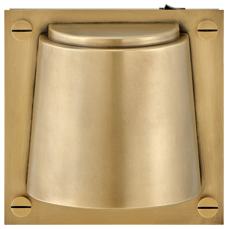 Hinkley Scout 6.75" Single LED Light Wall Sconce, Heritage Brass