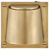 Hinkley Scout 6.75" Single LED Light Wall Sconce, Heritage Brass