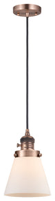 INNOVATIONS 201CSW-AC-G61 1-Light Mini Pendant Antique Copper