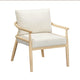 Dixie Chenille Velvet Accent Chair, Cream