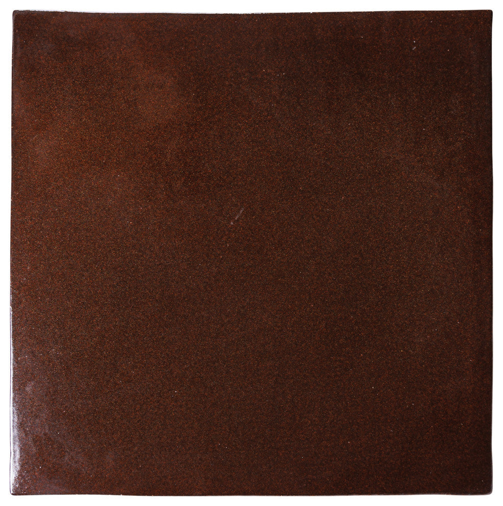 Zen Brown Ceramic Patio Accent Table