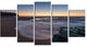 "Sunrise at Sydney Over Sea" Canvas Print, 5 Panels