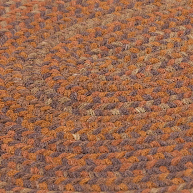 Colonial Mills Rug Westcott Orange Round, 9x9