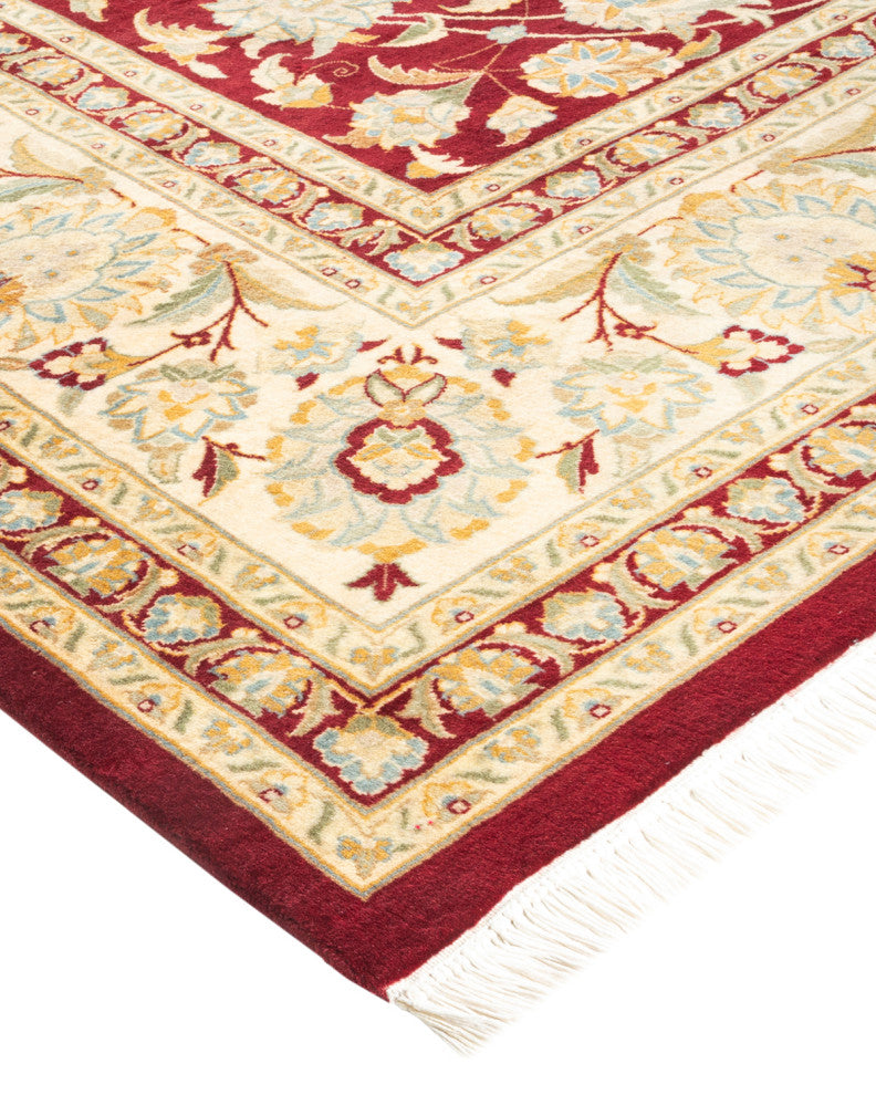Mogul, One-of-a-Kind Hand-Knotted Area Rug Red, 9'3"x12'0"