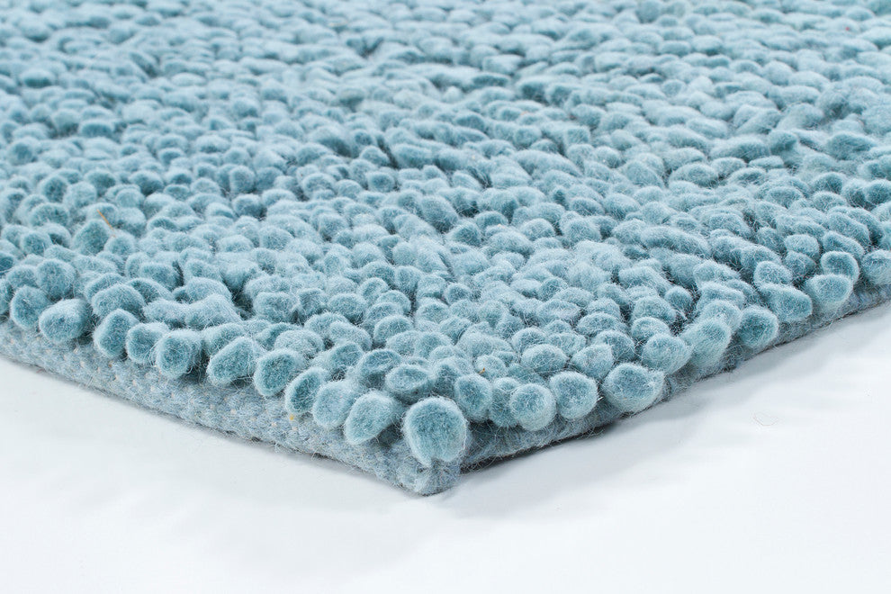 Strata Contemporary Area Rug, Blue, 7'9"x10'6" Rectangle