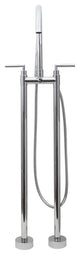 Dyconn Faucet - FreeStanding tub Filler Faucet w/ Hand Shower, Chrome